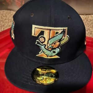 Toronto Blue Jays 100 Seasons Oceanside Peach New Era 59FIFTY Size 7 3/8